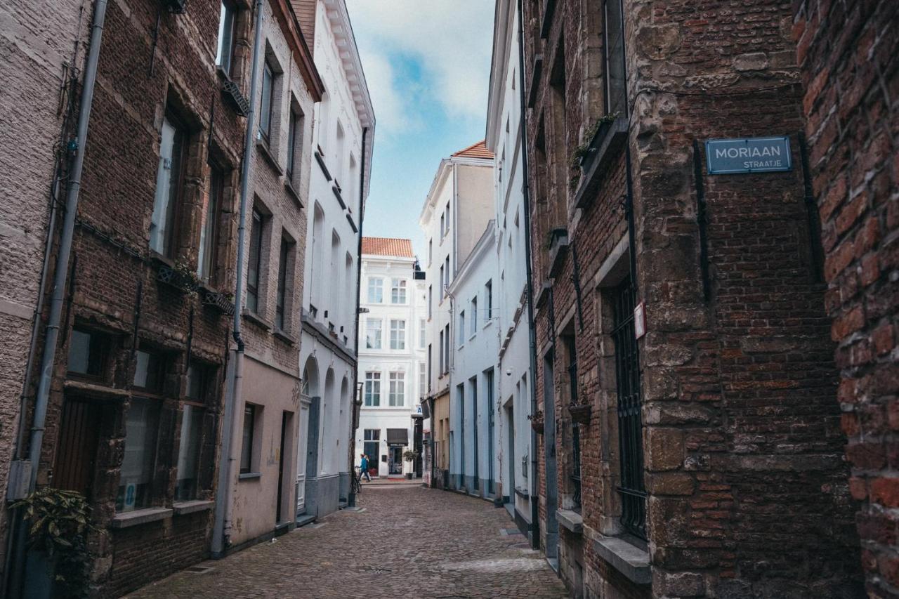 Huize 'De Moriaan' In Historic Center Vila Antuérpia Exterior foto
